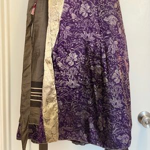 Darn good yarn- sari skirt. New with tags. Maxi wrap skirt.